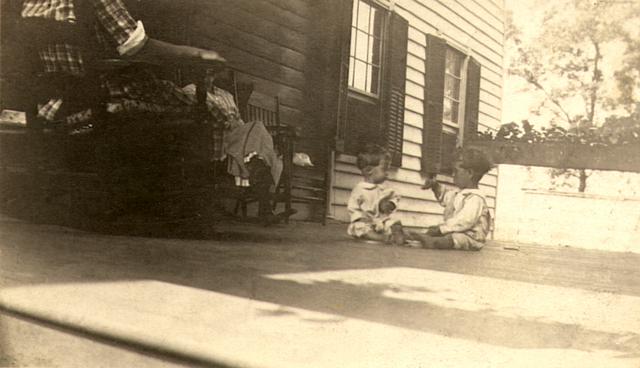 18 KEITH JR & ARNOLD, ON A PORCH